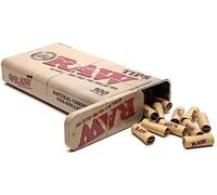 RAW Natural Unrefined Pre-Rolled Tips in Tin - 100 Tips Per Tin