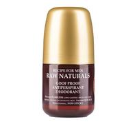 Raw Naturals GOOF PROOF Antiperspirant | Highly effective Men’s Deodorant | Skin-friendly sweat & odour control | Natural product from your local Swedish Skincare Microbrewery | 60ml