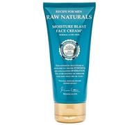 Raw Naturals MOISTURE BLAST FACE CREAM | Intensive moisturiser for men with Coconut and Oat oils | Soothing, hydrating & calming for all action faces | Natural product from your caring Swedish Skincare Microbrewery | 100ml