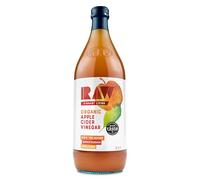 Raw Organic Apple Cider Vinegar with the Mother, 1L - Raw, Unpasteurised and Unfiltered - Gut Health, Aids Digestion - Naturally Vegan