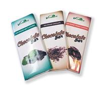 Raw Organic Cacao Bar 60g (Orange, Mint, & Original Flavour) (Orange Flavoured, 3 Bars)