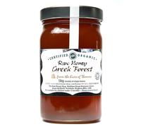 Raw Organic GR OREST HONEY, 1kg - Nutrient Dense & Unheated, Rich in Natural Enzymes & Pollen, Cold Pressed & Unpasteurized, Dark Amber Mountain Nectar, High Pollen with Fir, Chestnut & Oak