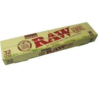 RAW Organic Hemp size 1 1/4 Pre Rolled Cones - 32 Pack