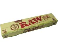 Raw Organic Unrefined Pre-Rolled Cone (King Size) 32 Count 1 Pack - 32 Count