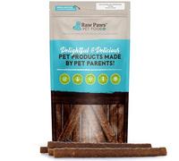 Raw Paws Alternative Soft Bully Sticks for Dogs, 10-Inch (15-Count) - Made in USA - Dog Chews Rawhide Free - Soft Dog Chews for Senior Dogs & Teething Puppies