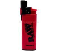 RAW Phoenix Rare Refillable Lighter - Black Standard Flame Lighter with Built-In Wind-Resistant Shield and Packing Tool Poker Stick - Durable & Reusable Design (1 Red Phoenix)