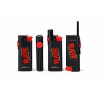 RAW Phoenix Windproof Lighter with Integrated Tool - Refillable Butane Gas, Adjustable Flame, Compact Design