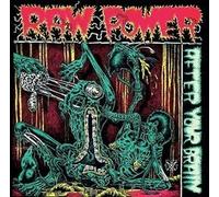 RAW POWER - AFTER YOUR BRAIN WHITE / RED SPLATTER VINYL - VINYL - P2222z