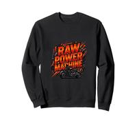Raw Power Machine Motorcycle Performance Graphic Sweatshirt