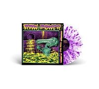 RAW POWER - SCREAMS FROM THE GUTTER WHITE / PURPLE SPLATTER VINYL - Vi - G3z