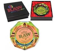 RAW Rainbow Glass Ashtray by DeLaCruzV.