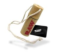 RAW Reserva Wearable Stash Cylindrical Container - Nifty Waterproof and Airtight Container with a Cord for Easy Access