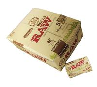 Raw Rolling Paper- Organic 5 Meter Full Box of 24 Rolls by RAW