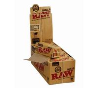 RAW Rolls Classic Endless Paper Rolls Unbleached Paper 3 Boxes (36 Rolls)