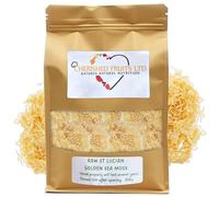 Raw Saint Lucia Golden Organic Sea Moss - Wildcrafted and Sun Dried Sea Moss - Vegan Superfood, Non-GMO - 100% Natural - Rich in Nutrients with 92 essential minerals - 250 gm