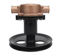 Raw Sea Water Pump with Brass Metal Alloy, 1 Inch Inlet Outlet - Durable Replacement, Easy Installation, Reliable Cooling for Marine Engines