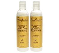 Raw Shea Butter Extra-Moisture Detangler by Shea Moisture for Unisex - 8 oz Detangler - Pack of 2