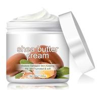 Raw Shea Butter Organic | Body Moisturiser for Very Dry Skin | 72H Deep Restore Multi-Use Cream | Enriched with Vitamins & Hyaluronic Acid | Non-Greasy Face & Body, Winter & Hard Water Defense 200g