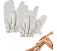 Raw Silk Gloves,Raw Silk Massage Gloves with Elastic Wrist Bands,Ayurvedic Massage Gloves,Silk Exfoliating Shower Gloves for Spa,Shower, Massage, Dead Skin Cell Remover, Wellness Treatments (2Pc)