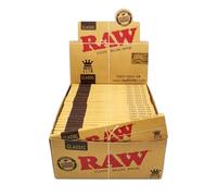 Raw Classic King Size Slim Natural Hemp Gum Rolling Rizla Papers 1 Booklets