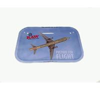 RAW Small Flying Metal Rolling Tray 27.5 x 17.5 cm, Blue, M