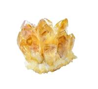 Raw Stone Yellow Citrine Crystal Cluster Topaz Quartz,300g
