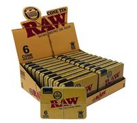 RAW Tin 6 Cone Holder King Size Cones