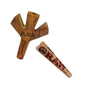Raw Trident Smoking Cigarette Holder Bundle Pack Raw Pre Rolled Cones Set Papers
