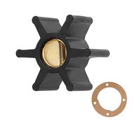 Raw Water Pump Impeller 500121GX, 6 - Blade Replacement for F35B Series Pumps, Marine Instruments Impeller with Durable Rubber and Metal Support for Boats
