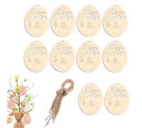 Raw Wooden Ornaments for Painting | Easter Egg Decorations for Painting and Coloring | Unfinished Wooden Crafts for Crafts - for Party, Home, Bedroom