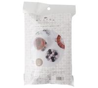 Raw Wool Feltea Needle Felt Ball Coaster (4. Pale Pink/Black/Grey)