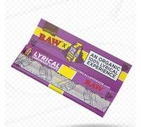 RAW x Lyrical Lemonade Grape King Size Wide Rolling Papers, Vegan Acacia Gum, 32 Leaves per Booklet, Terpene Enhanced Flavour, Authentic RAW Papers (5)