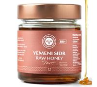 Raw Yemeni Sidr Honey BB+ Grade | Glass Jar | Unpasteurized, Unfiltered & Unheated | Authentic Monofloral Do’ani Sidr Honey from Sidr (Jujube Ziziphus) Trees | 100% Pure & Natural | 10oz / 284g