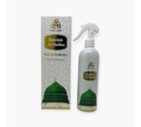 Rawadah Al-Madina Room & Fabric Freshener - Alcohol-Free Water-Based 400 ml Spray, Fragrance for Prayer Rooms, Rugs & Home, Halal Air & Textile Scent, Ideal Islamic Gift