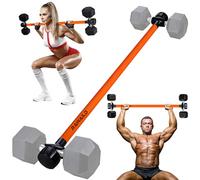 Rawaild Dumbbell Converter, Convert Dumbbells to Barbell Set, Weight Bar for Bench Presses, Squats, Hip Thrust, Deadlifts, Home Weightlifting and Strength Training, Versatile Home Gym Equipment