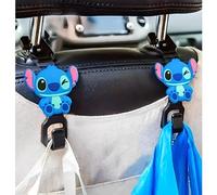 Rawan 2 Pack Car Seat Hooks for Headrest Cartoon Car Seat Backpack Hooks for Bags, Cloths, Mobile Phone Holder, Auto Seat Hook Hangers Storage, Car Seat Headrest Organizer Accessories.
