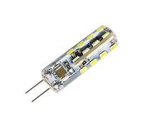 RAWARS HHF Home Lighting 20pcs/lot G4 LED Lamp AC220V 3W G4 Small Bulb 32LED-3014 Red/Green/Blue Light Source Bulb (Size : White)