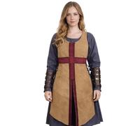 RAWBLADE Crussader Knight Tabard, Woman - Light Brown/Red