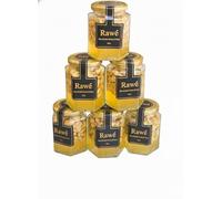 Rawé Raw Acacia Honey with Cashews, Unpasteurised, Luxury 280g Jar, 6 Pack