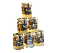 Rawé Raw Pure Acacia Honey with Mixed Nuts, Unpasteurised, 280g Luxury Jar, 6 Pack