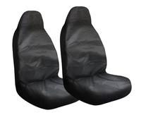 Raweao Front Car Seat Covers, Driver Seat Cover Waterproof Dustproof 500D Oxford Heavy Duty Carseat Protector Covers for Van Seat(Pack of 2)