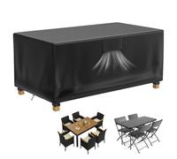 Raweao Small Garden Table Chair Cover Waterproof 150x90x72cm