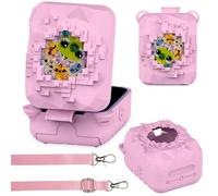 RAWECUD Silicone Case for Bitzee Magicals Interactive Digital Pet | Protective Skin Cover for Bitzee Magicals Virtual Electronic Digital Pet Accessories (Pink)