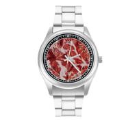 Rawed Meat Pattern Classic Mens Watches Casual Fashion Business Dress Wrist Watch
