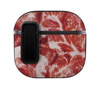 Rawed Meat Pattern Slim Compatible with Airpods 4 Case Protective Hard Cover Skin