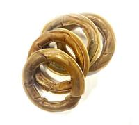 Rawhide Ring Large x 5 Natural Rawhide Dog Treats LODC