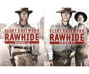 Rawhide: The Complete First, Second, Third, Fourth, Fifth & Sixth Seasons (Season 1 / Season 2 / Season 3 / Season 4 / Season 5 / Season 6) - 174 Episodes on 47 DVDs [Clint Eastwood Western TV Series]