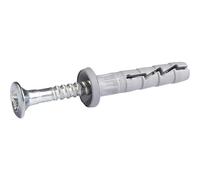 Rawl FX-N-C Nylon Hammer In Fixing with Cylindrical Head Screw 5mm 40mm Pack of 100