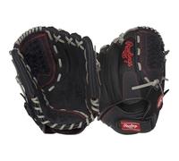 Rawlings 12" Baseball, Softball Glove - Right Hand Throw - Multi-coloured - Infield - Leather Lining