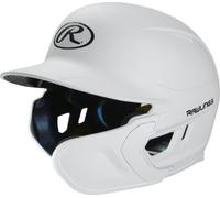Rawlings 2022 MACH 1-Tone Matte Baseball Batting Helmet w/RHB ADJEXT, Senior, Matte White